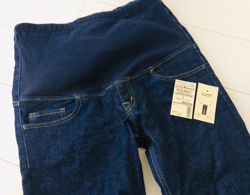Muji 無印良品 良品計画 マタニティパンツ ボトムス スキニー デニム インディゴ ジーンズ ズボン 出産準備 妊婦 臨月 産前産後 サイズl パンツ スパッツ 売買されたオークション情報 Yahooの商品情報をアーカイブ公開 オークファン Aucfan Com