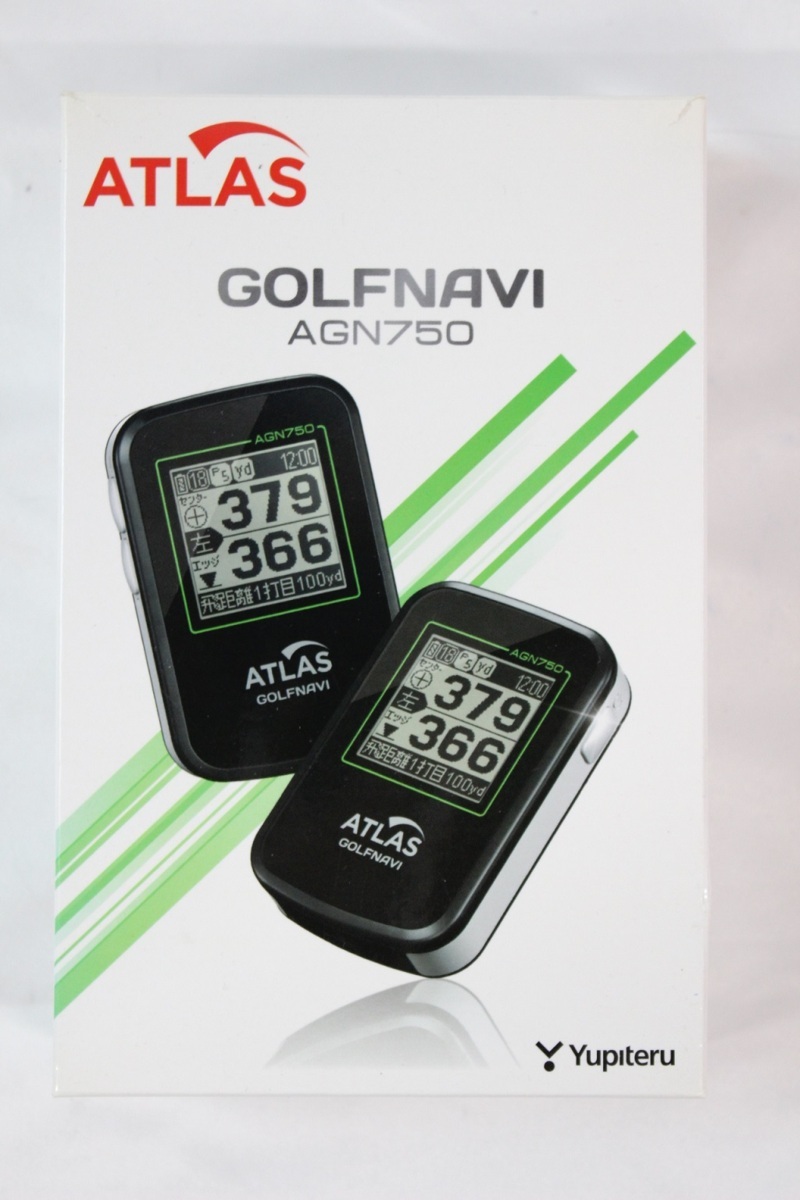 225◇【中古/送料500円】Yupiteru/ユピテル ゴルフナビ ATLAS AGN750 GPSナビ アトラス◇2085N3/1b