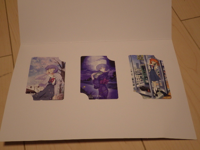 未使用品★EVA・エヴァ・新世紀エヴァンゲリオン・アスカ・綾波・テレフォンカード1500円分・３枚★送料無料_1