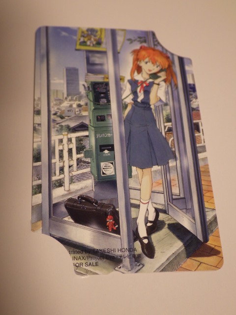未使用品★EVA・エヴァ・新世紀エヴァンゲリオン・アスカ・綾波・テレフォンカード1500円分・３枚★送料無料_4