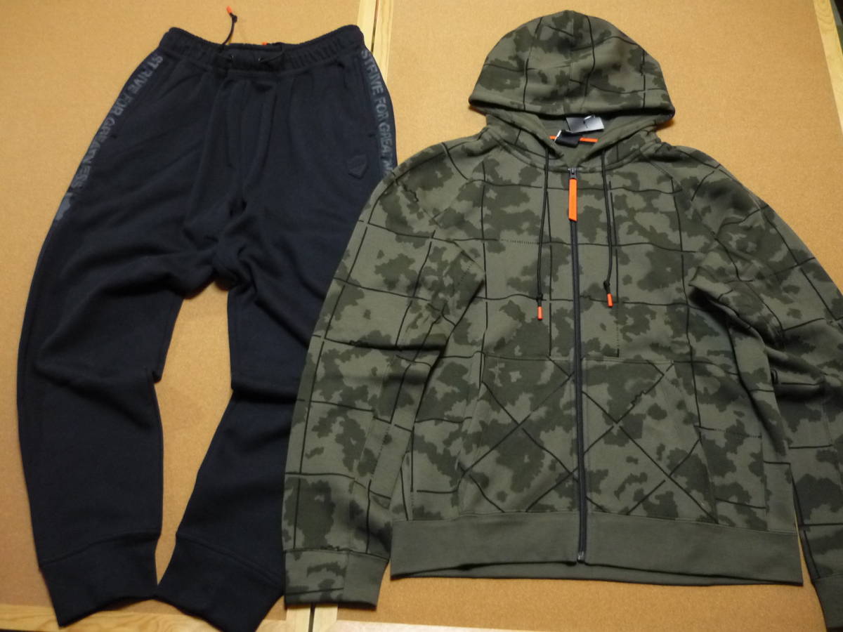 定番，定番人気 残少 2XL NIKE レブロン フリース フーディ ジョガー 上下セット 検 フルジップ スウェット パーカー パンツ カモ 迷彩 ブラック 黒 XXL XO(ナイキ)｜売買されたオークション情報、yahooの商品情報 スウェット
