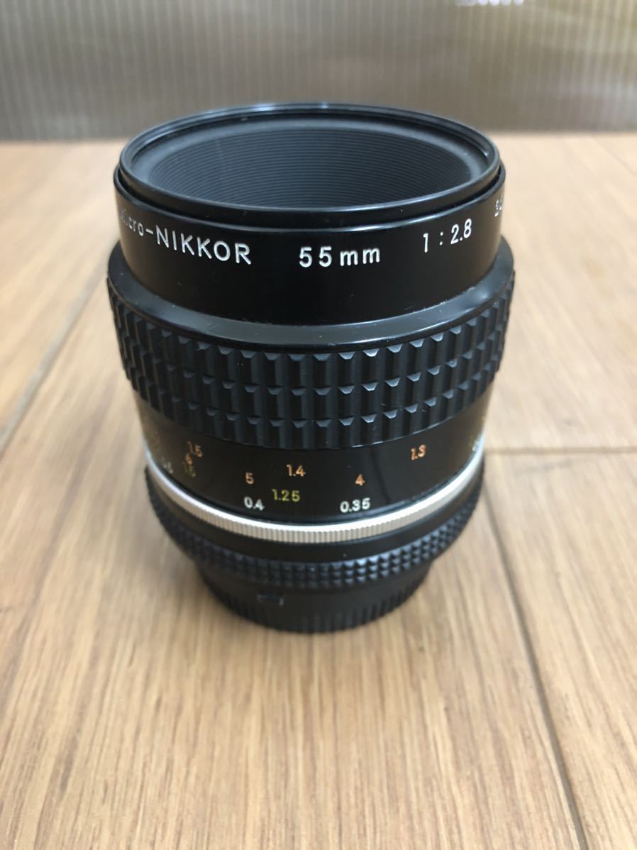 Nikon ニコン Micro-NIKKOR 55mm 1:2.8 カメラレンズ 【最安値，新品