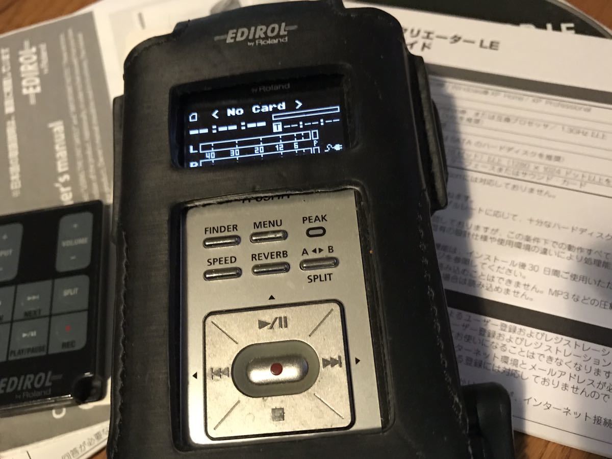 Roland/ローランド R-09HR EDIROL 24bit/96kHzWAVE/MP3レコーダー 付属品付き(ICレコーダー)|売買され ...