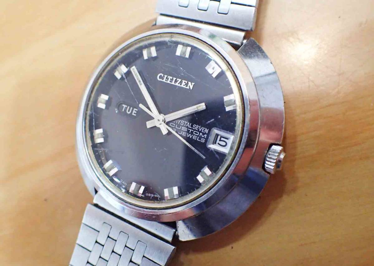シチズン CITIZEN クリスタルセブン ACSS 23石 Seven 2903・Y◇自動