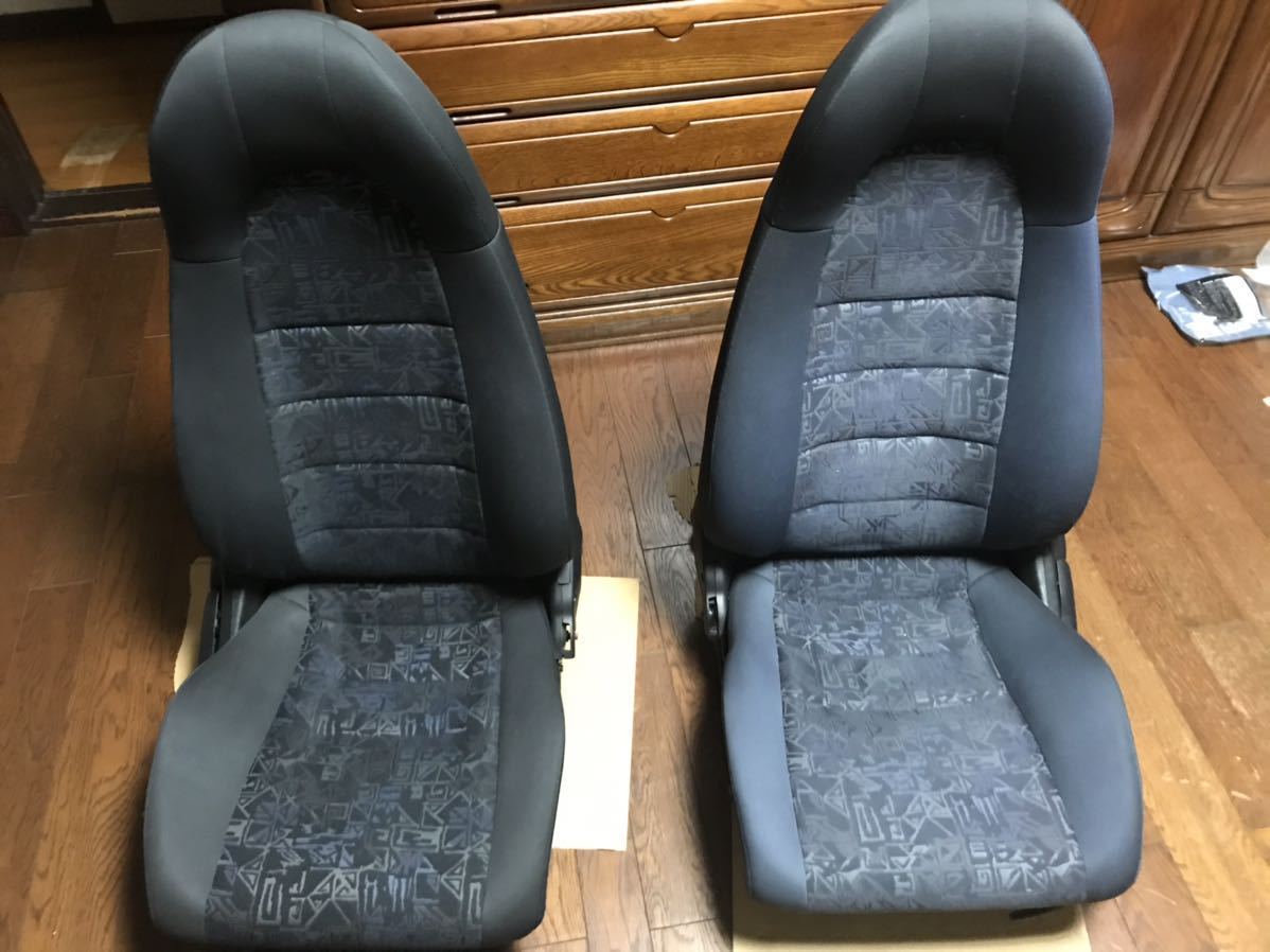 スープラ JZA80 純正 トヨタ 車 希少電動シート 後期 やや傷や汚れあり