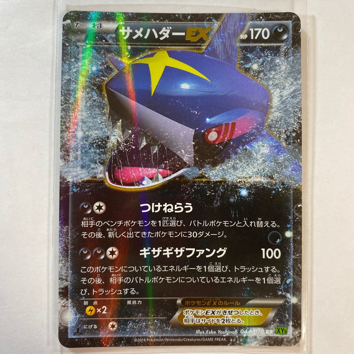 ポケモンカードxy サメハダーex 在庫9 ギザギザファング Dsc100 ポケモンカードゲーム 売買されたオークション情報 Yahooの商品情報をアーカイブ公開 オークファン Aucfan Com