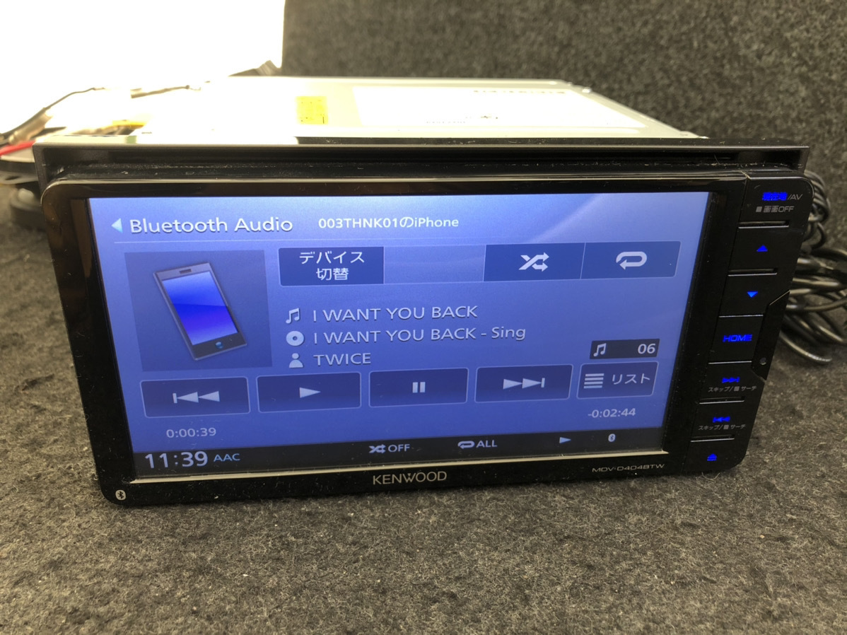 ケンウッド KENWOOD ナビ MDV-D404BTW ワンセグ - 公式通販 MDV-D404BT