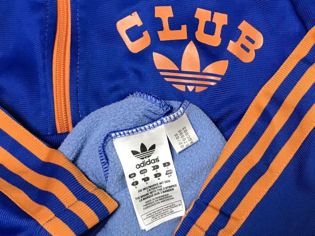 希少 アディダス オリジナルス CLUB adidas 曲がりポケット 青 