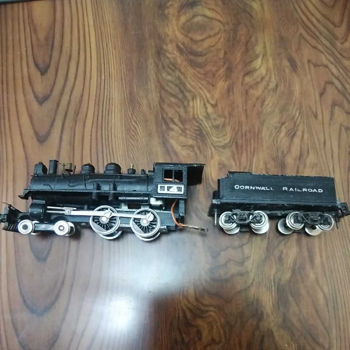 HOゲージ 機関車 D50 HOゲージ 昔の機関車 旧国鉄D50蒸気機関車，不明自作品HOゲージ