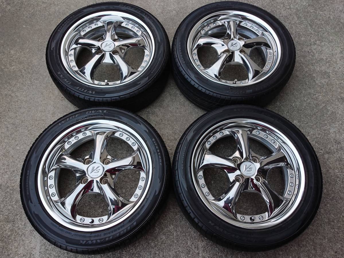 VS-KF 深リム WORK 軽自動車 ①WORK 2本廃盤希少品 15㌅5.5