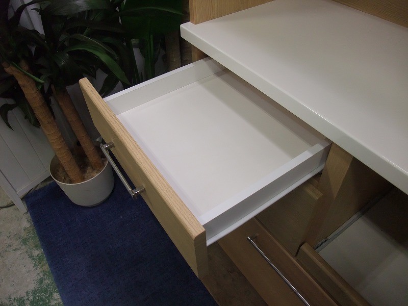 ニトリ キッチンボード RIPE-90KBS-NA 食器棚 キッチン収納 R1003) ニトリ キッチンボード RIPE-90KBS-NA 2015年製! 食器棚 店頭