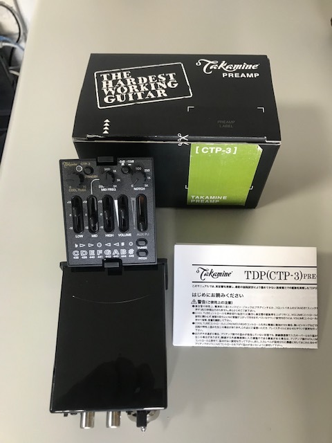 Takamine タカミネ CTP-3 真空管プリアンプ Takamine タカミネ CTP-3