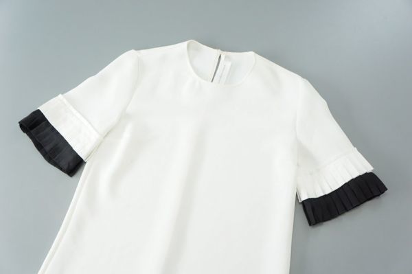 Y9338*ヴィクトリアベッカムVICTORIA BECKHAM*プリーツ装飾*プル 