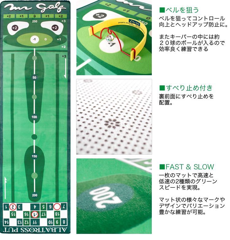 ミスターゴルフ 高級パターマット | ホールインワンの試打レビュー