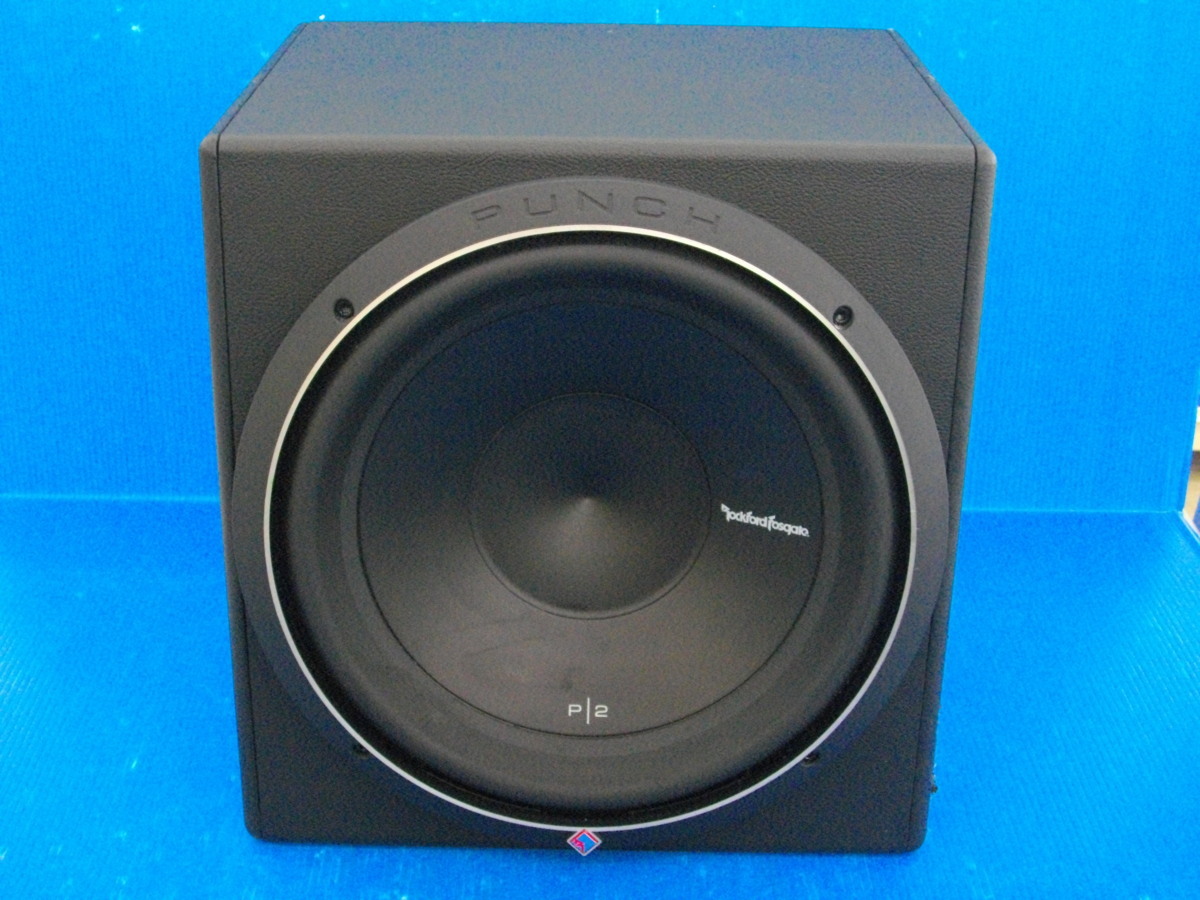 T【078】ロックフォード PUNCH 12インチ サブウーファー 4 800W P2D4 
