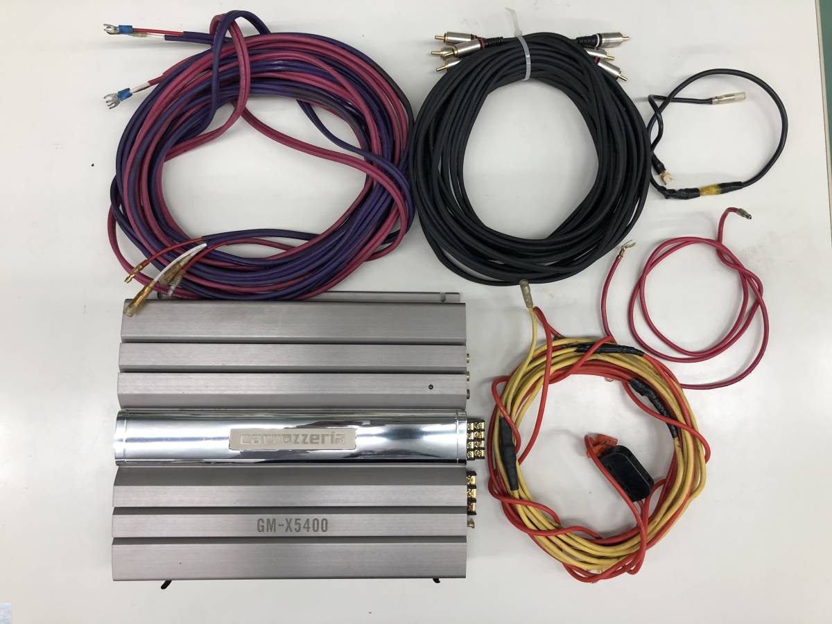 carrozzeria カロッツェリア GM-X5400 4chパワーアンプ 部品交換済み