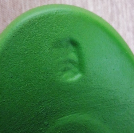 京焼人形師 錦染造【お福香合】色合わせ共箱_9