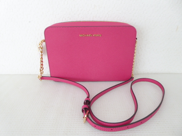 未使用 MICHAEL KORS マイケルコース 斜め掛け クロスボディ チェーン 