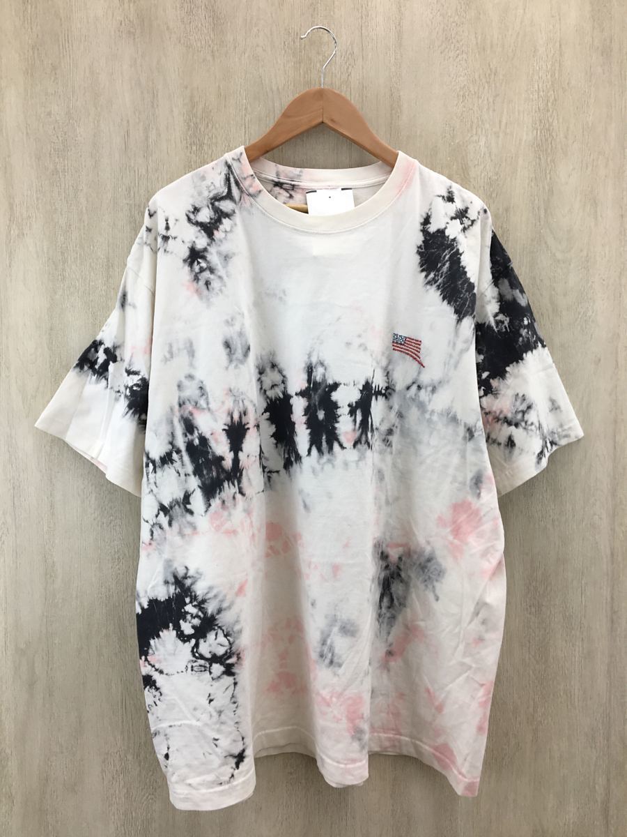 KAPITAL◇19SS/タイダイ染バックボーンプリント/Tシャツ/FREE/コットン
