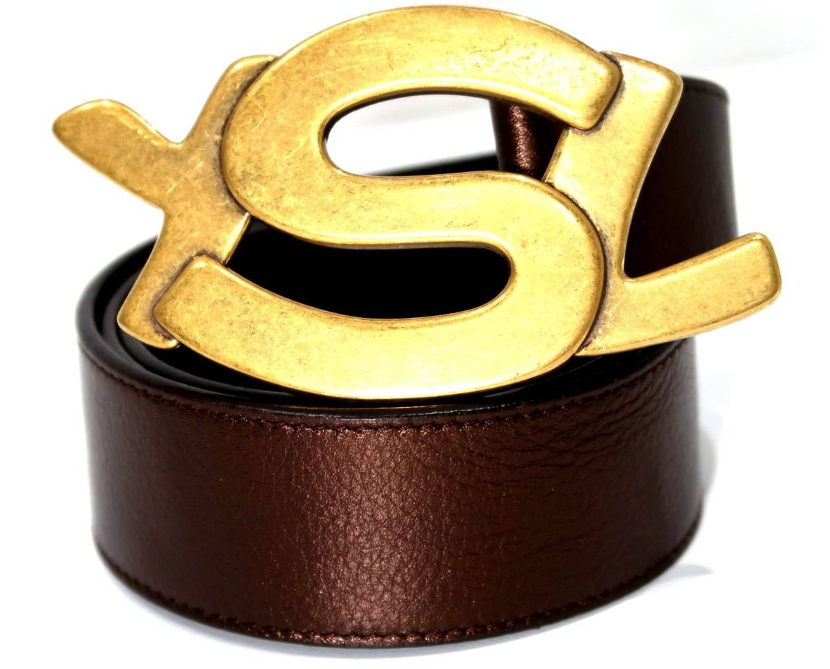 1円スタート イヴサンローラン Yves saint Laurent メンズ ロゴ  