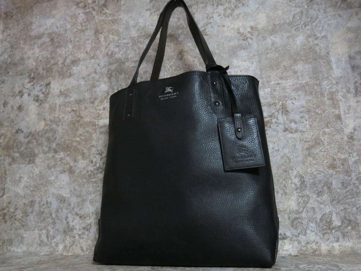 □美品□BURBERRY バーバリー□メンズ□オール レザー 本革□バイ 