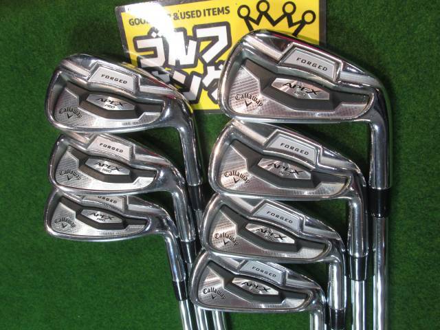 新品，100%新品 GK石川橋 301 大幅 キャロウェイ APEX PRO 2016 ProjectX US 6.0 アイアン7本セット(キャロウェイ)｜売買されたオークション情報、yahooの商品情報をアーカイブ公開 - オークファン 男性右きき用