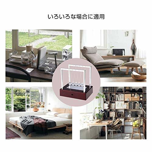 【送料無料・即決】ニュートンゆりかご　振り子ボール LED七つ色変更　バランスボール　ゆりかご　クレードルストレス減らす　教育玩具_7