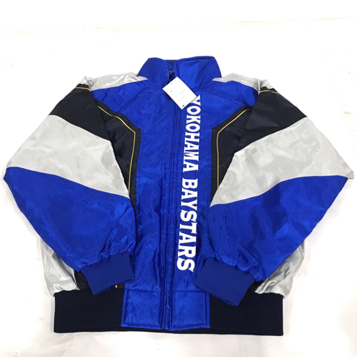 【新作入荷，定番】 DESCENTE L ナイロン 横浜ベイスターズ ジャージ ジャケット ブルー&times;シルバー メンズ デサント(応援ユニフォーム、ウエア)｜売買されたオークション情報、yahooの商品情報をアーカイブ公開 応援ユニフォーム、ウエア