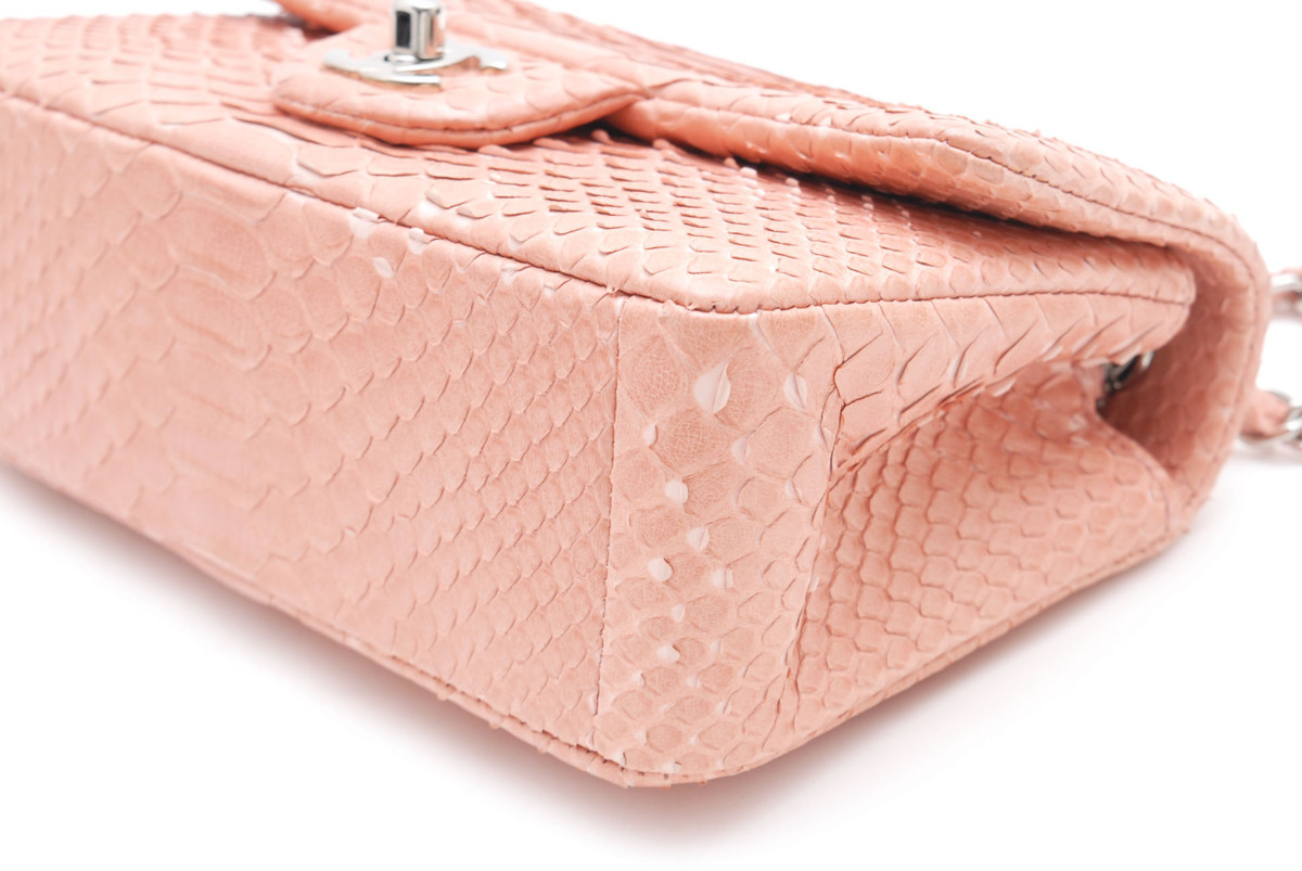 7 1円スタート 極美品 シャネル CHANEL パイソン ミニマトラッセ 