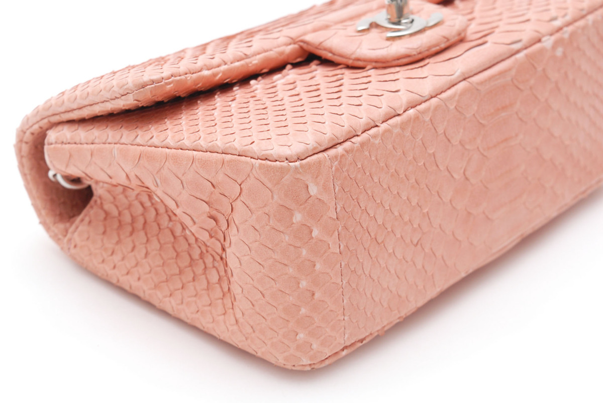 7 1円スタート 極美品 シャネル CHANEL パイソン ミニマトラッセ 