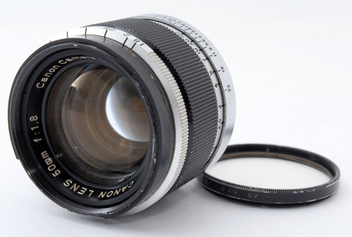 キヤノン CANON LENS 50mm F1.8 単焦点 Lマウント L39 ライカ LEICA #561