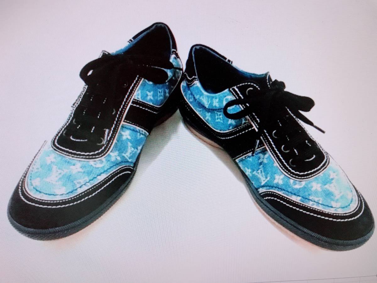 ルイヴィトン LOUIS VUITTON スニーカー 8 モノグラム・デニム 