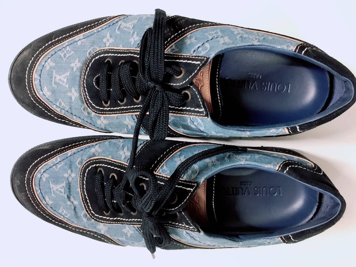 ルイヴィトン LOUIS VUITTON スニーカー 8 モノグラム・デニム 