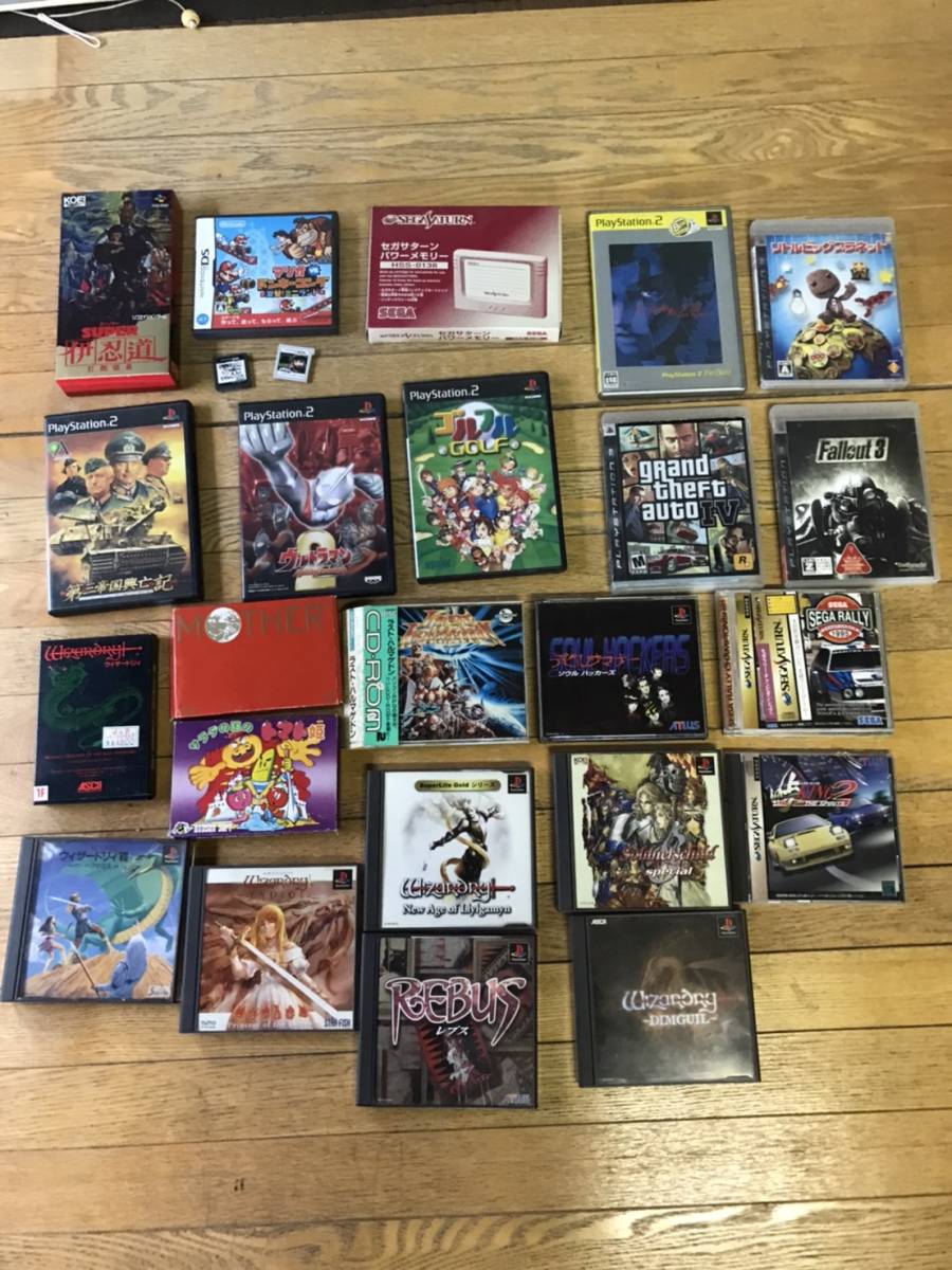 194)ゲームソフト まとめて PS PS2 PS3 DS 3DS RPG FPS ファミコン
