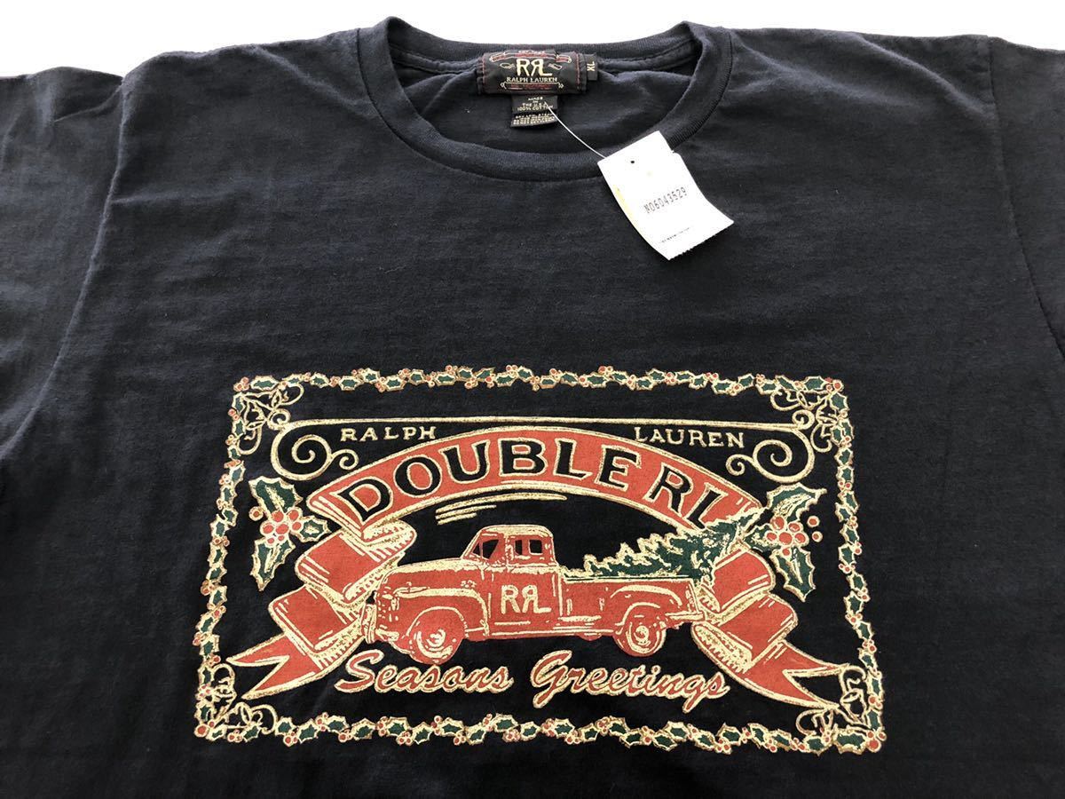 【送料込】USA製 RRL Tシャツ XL 未使用品 初期 三ツ星 ダブルアールエル ラルフローレン