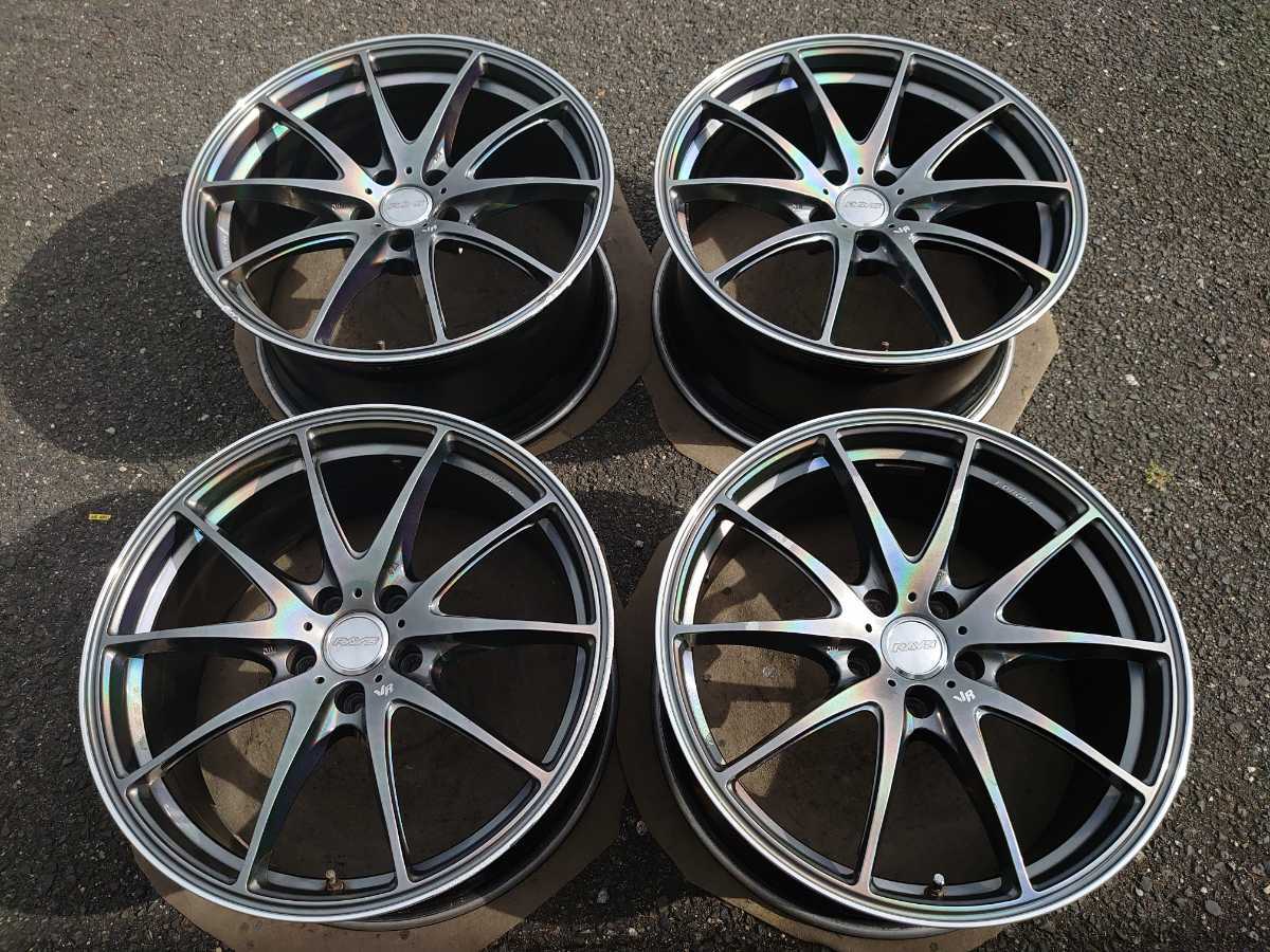 鍛造 RAYS ボルクレーシング G25 プリズムカラー PD 19インチ 8.5J+45 
