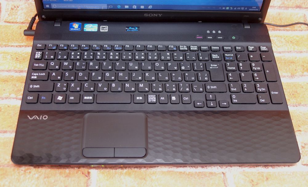 美品☆VAIO-VPCEH39FJ/ブラック/液晶良好/CPU Core i5/Win 10/Office2007/無線ラン/即使用可 _3