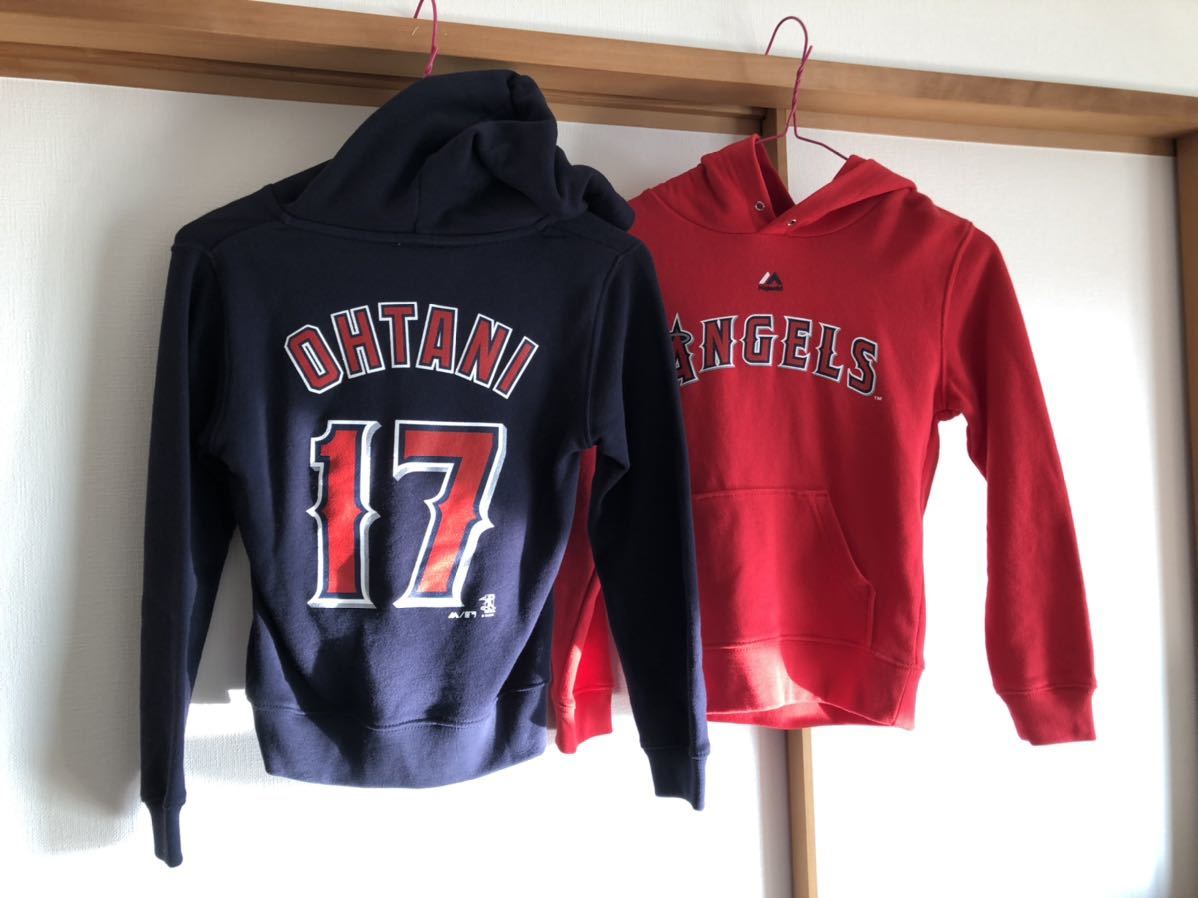  エンゼルス 大谷翔平 パーカー2点セット 140cm キッズ(メジャーリーグ)｜売買されたオークション情報、yahooの商品情報をアーカイブ公開 - オークファン メジャーリーグ
