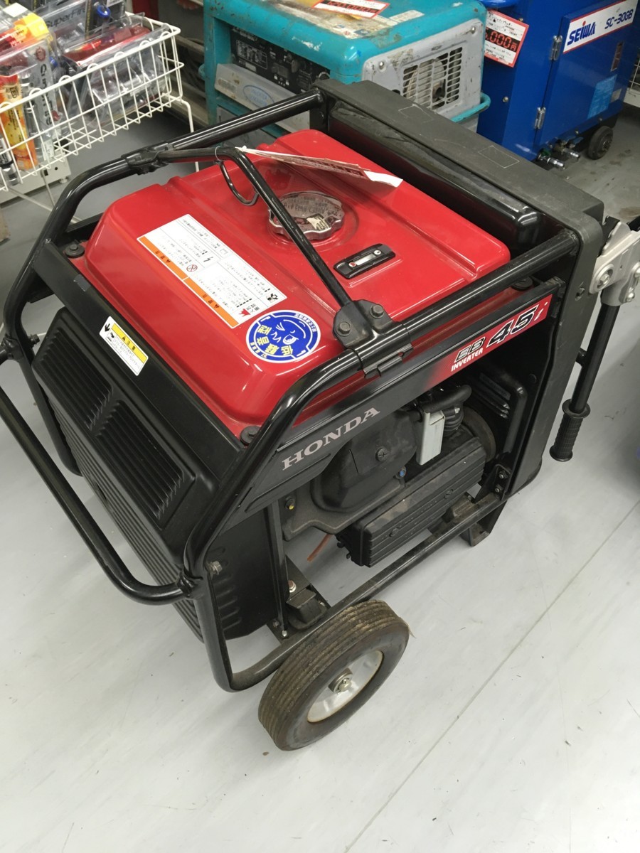 【引取限定】【中古品】【HONDA ホンダ】パワープロダクツアーカイブ インバーター発電機 【EB45i】 ITXAATH4X7T0 \u2013 インバーター発電機 発電機 「発電機」 アーカイブ 実働品