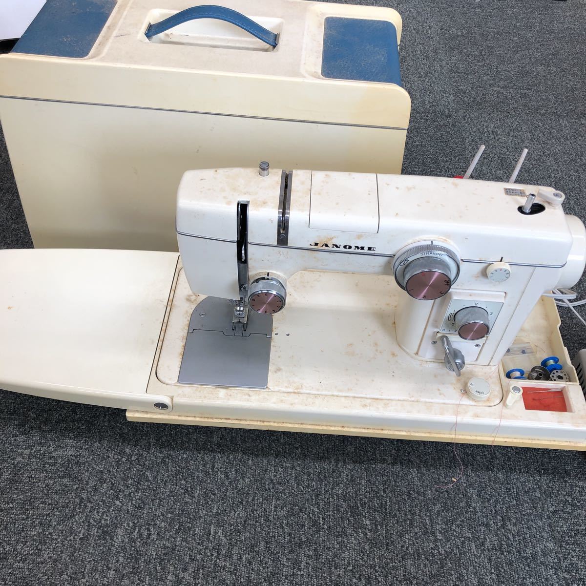 中古 JANOME ジャノメ トピアA MODEL 802 電動 ミシン T2299683