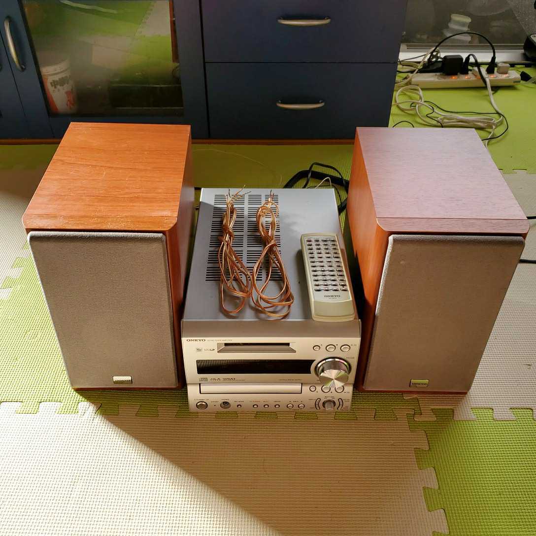 工場直営店 ONKYO FR-7GX CD / MD システムコンポ リモコン付き