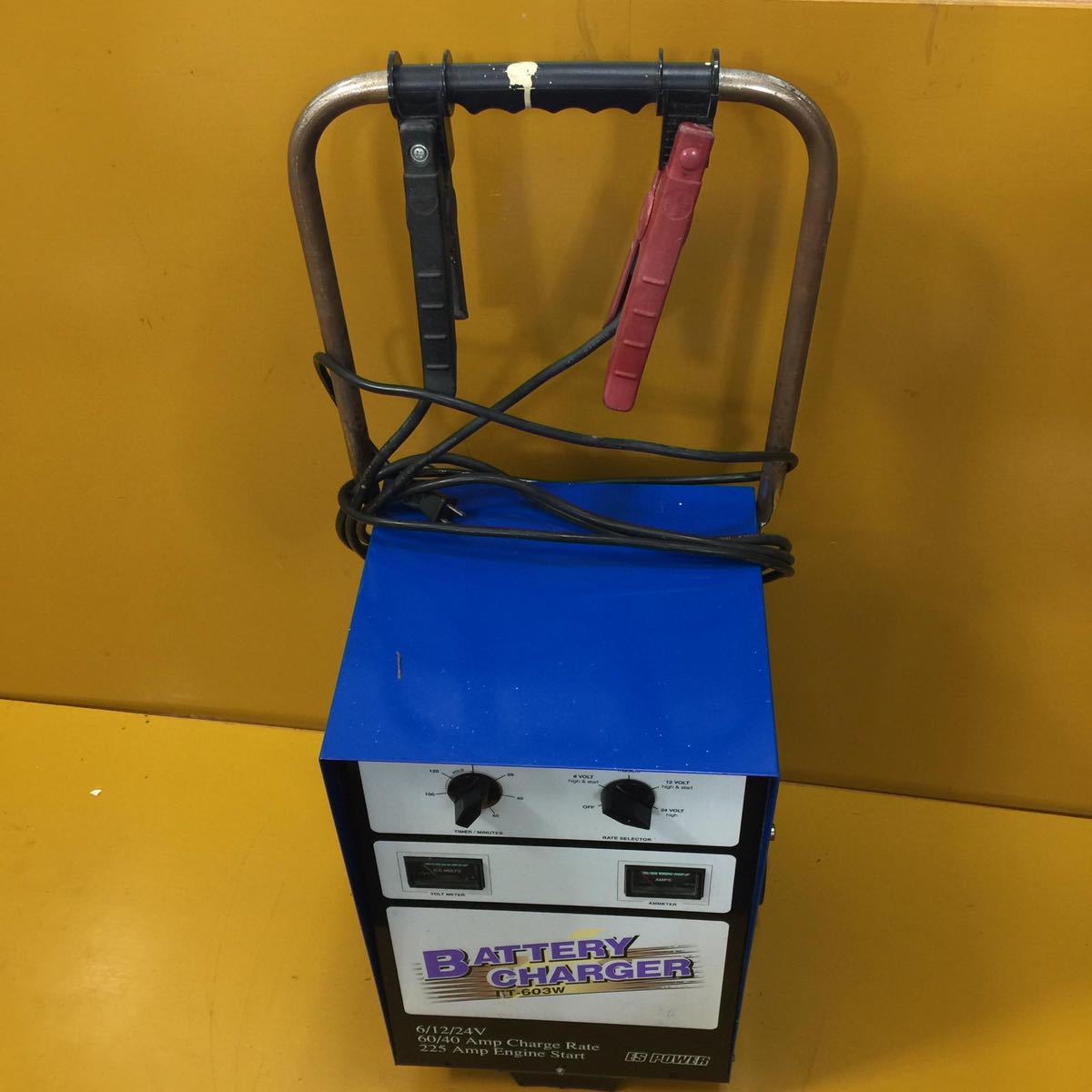 ES POWER＊ 自転車用バッテリー充電器 、ET-603W 、動作確認済み 