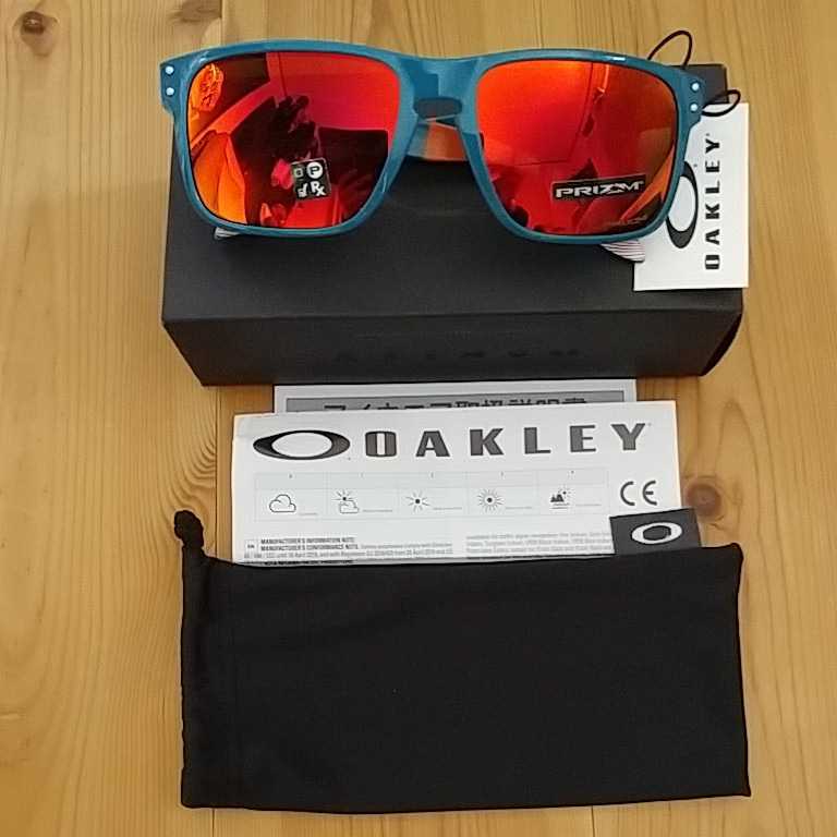  タグつき 品 OAKLEY オークリー サングラス ホルブルック プリズム ミラーレンズ(セル、プラスチックフレーム)｜売買されたオークション情報、yahooの商品情報をアーカイブ公開 - オークファ セル、プラスチックフレーム