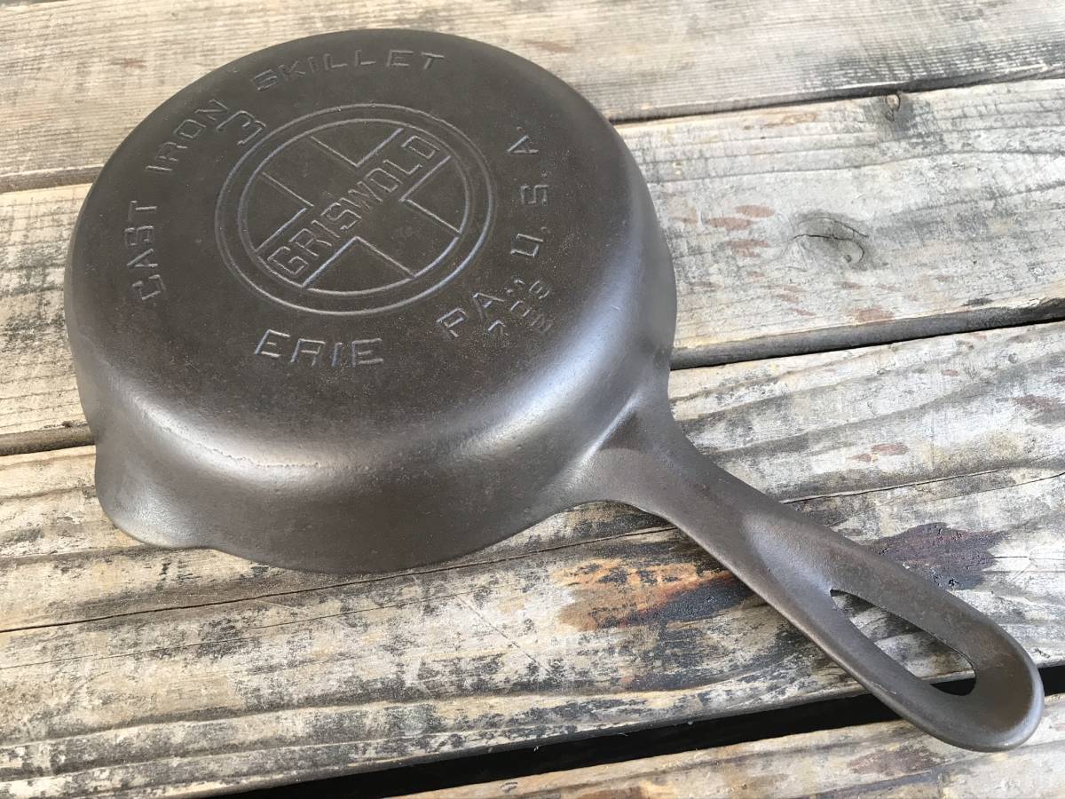 最新作，2026 グリスウォルド スキレット #3 ブロック文字1930 1939 ビンテージ Griswold skillet C049(焼き網、グリドル)｜売買されたオークション情報、yahooの商品情報をアーカイブ公開 - オークファン 焼き網、グリドル