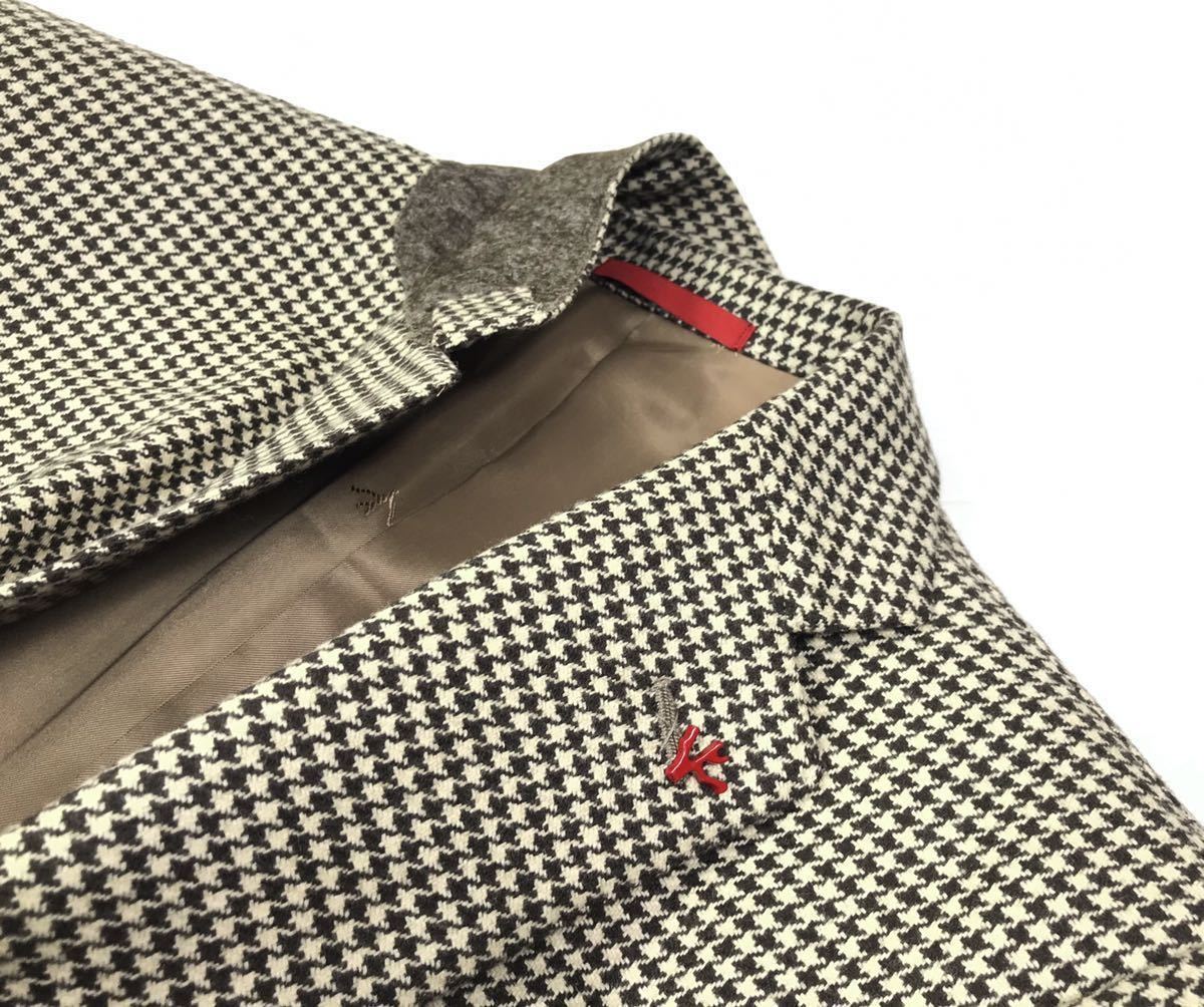 イザイア ISAIA ISAIA秋冬 カシミヤ混ウール 千鳥格子柄ジャケット 0 
