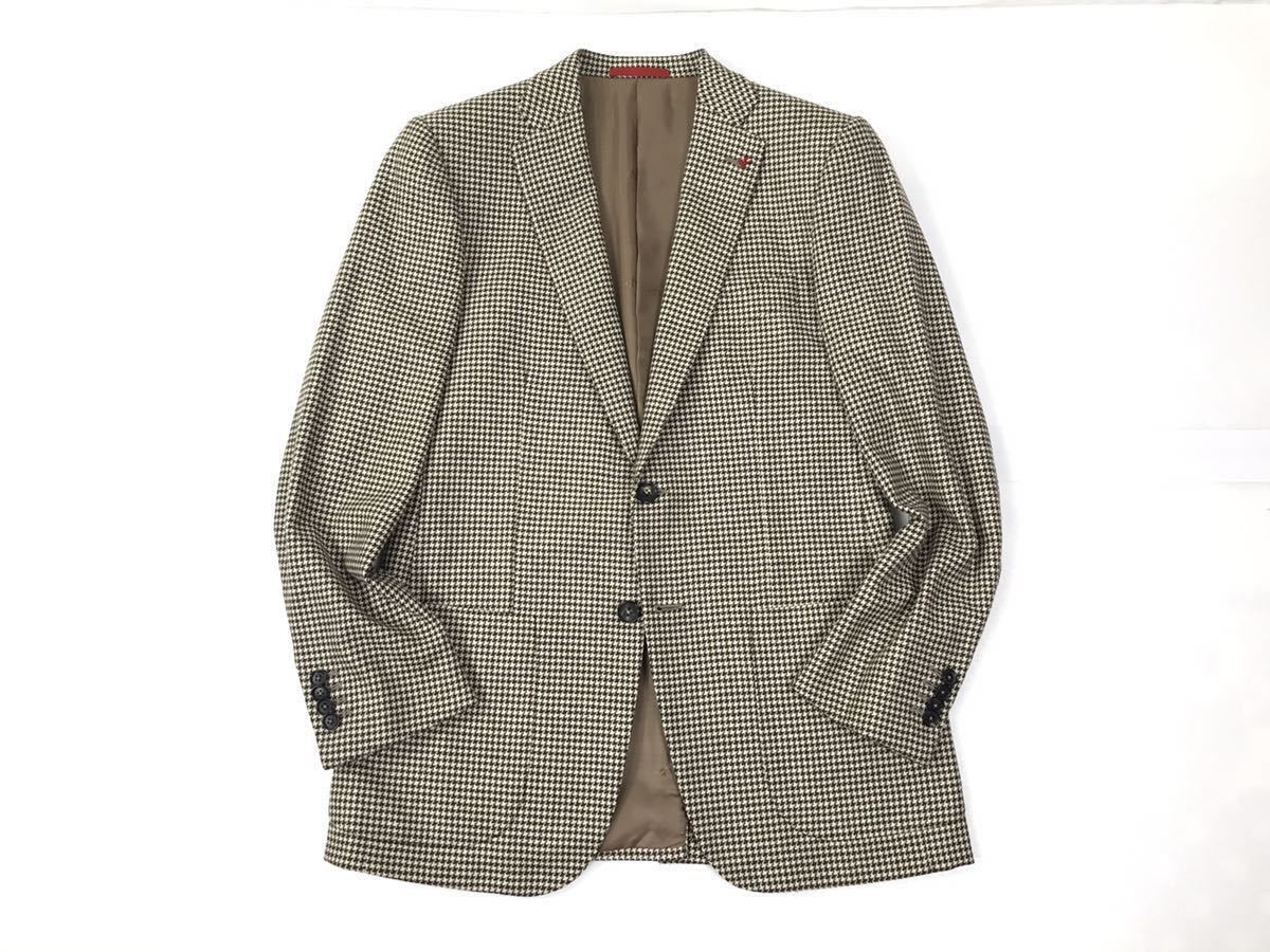 イザイア ISAIA ISAIA秋冬 カシミヤ混ウール 千鳥格子柄ジャケット 0 