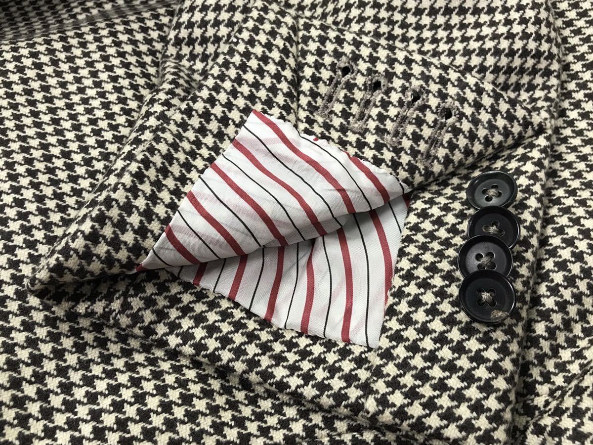 イザイア ISAIA ISAIA秋冬 カシミヤ混ウール 千鳥格子柄ジャケット 0 