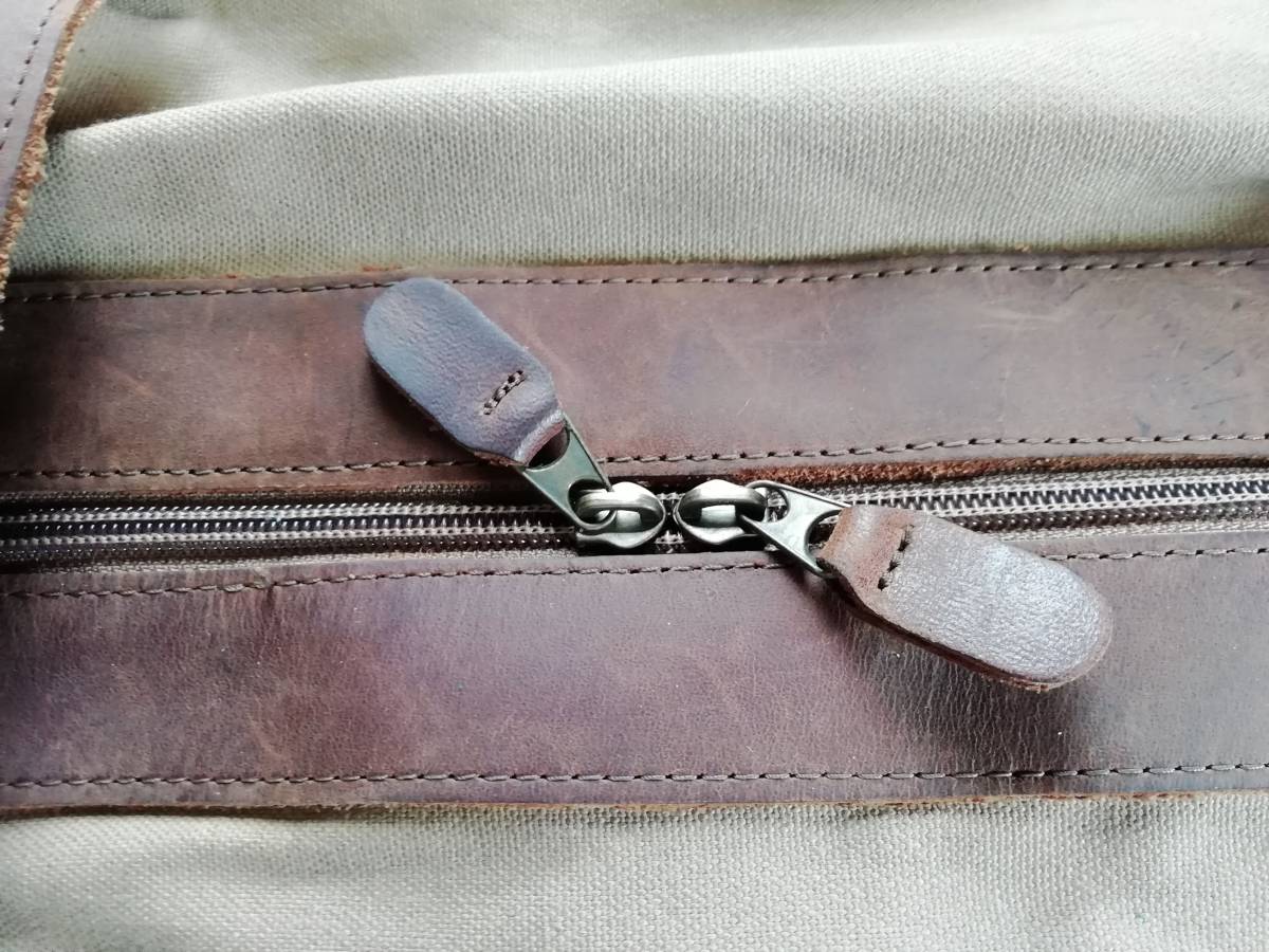 非売品 Marlboro マルボロ ボストンバッグ キャンバス × レザー / 帆布