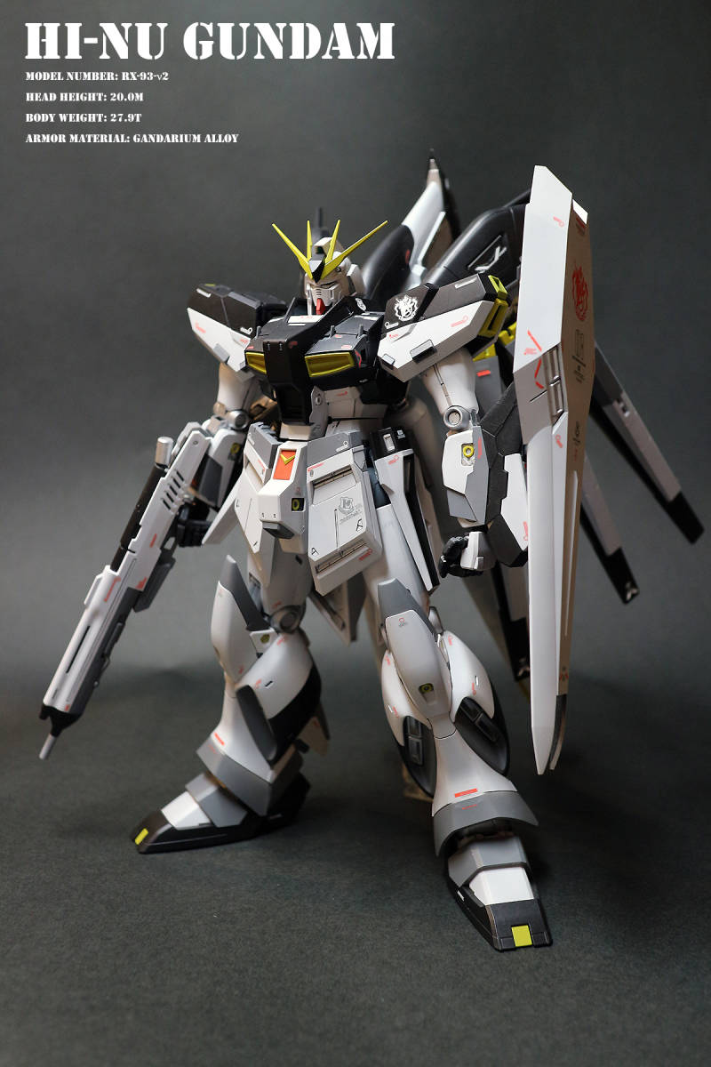 ★1/100 MG Hi-νガンダム 塗装改造完成品