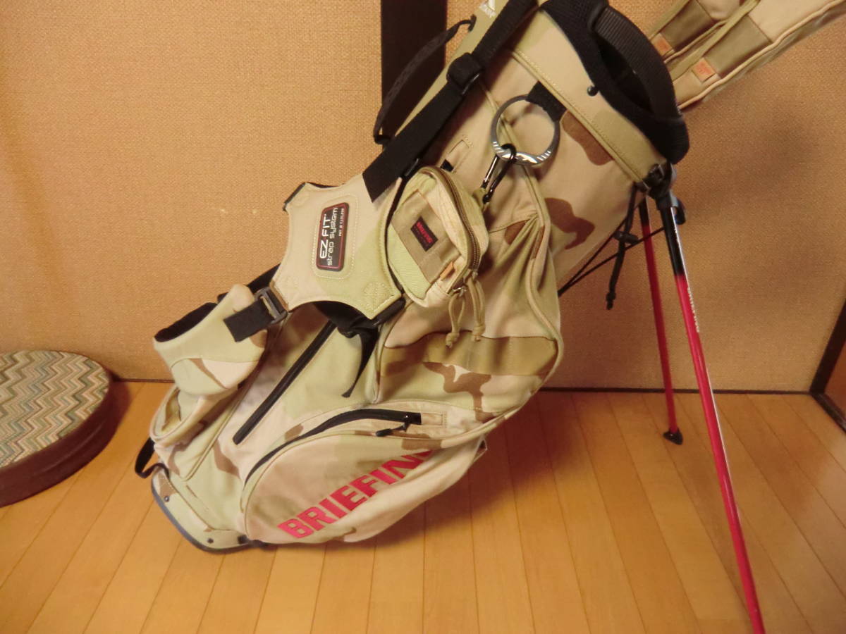 ビームスゴルフ × ブリーフィング キャディバッグ ヘッドカバー セット
